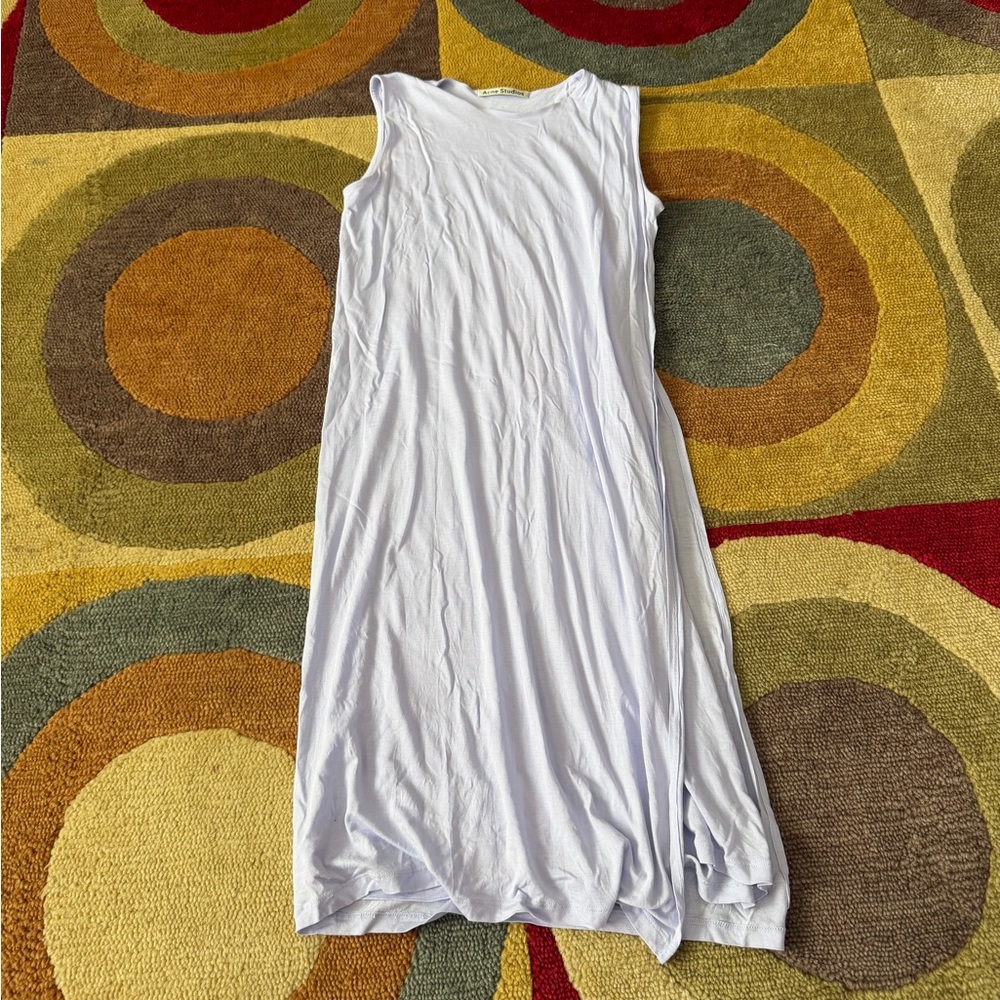 Acne Studios Kaci Tencel Dress Light Purple Sleeveless  100% Lyocell Women’s XXS